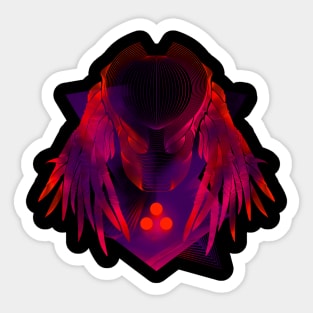 The Hunter, The Predator Sticker